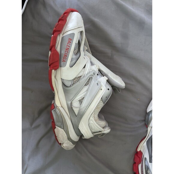 Size 9 - Balenciaga Track Sneaker White Red main image 4
